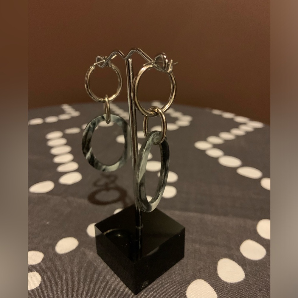 Cute light weight earrings, worn once, clean, costume